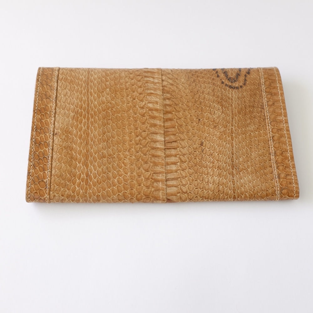 Genuine Real Python Snake Skin Leather Wallet - Picture 2 of 4